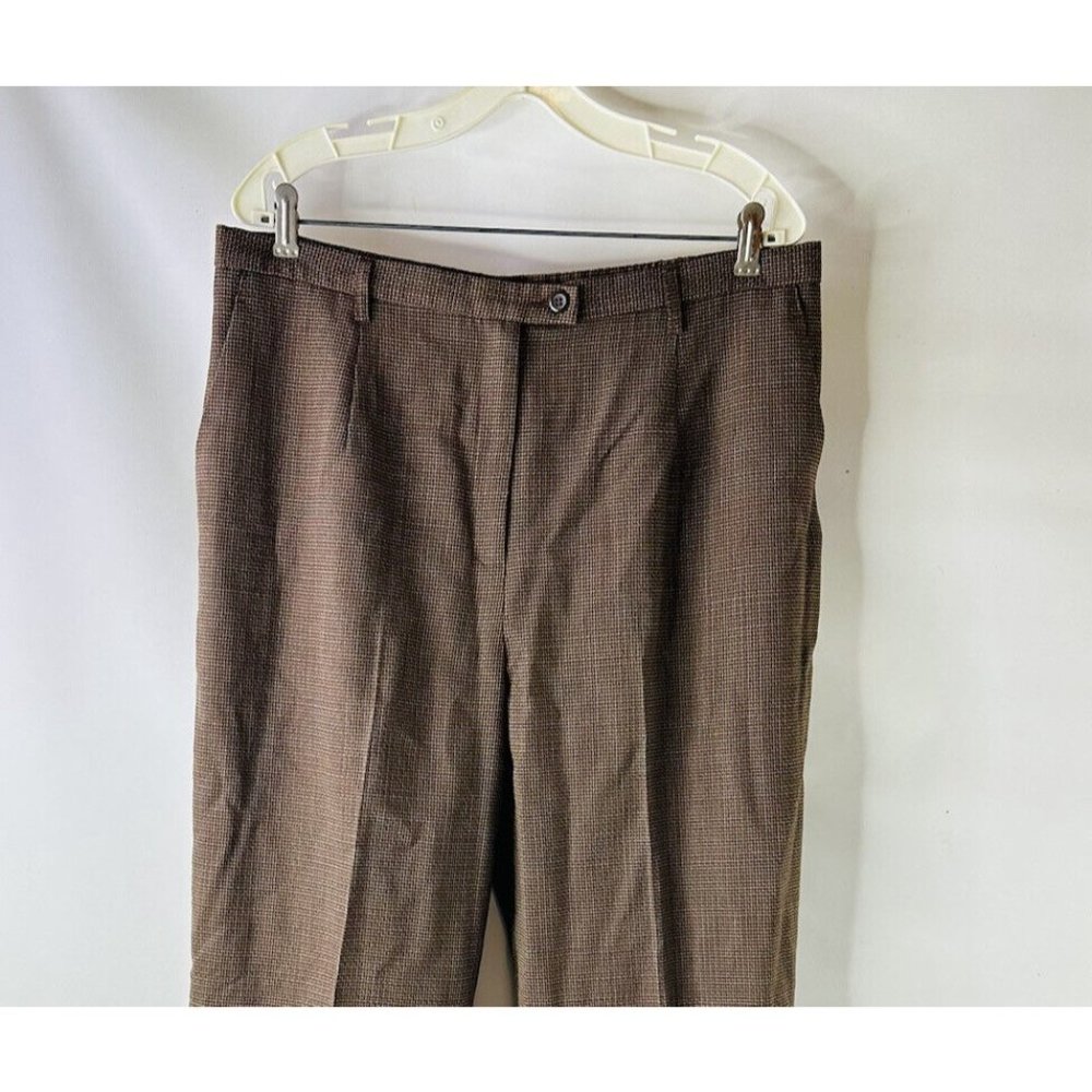 Vintage Pendleton Virgin Wool Flat Front Trousers… - image 3